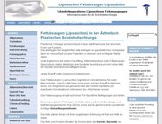 Die Information Seiten über das Fettabsaugen (Liposuction),